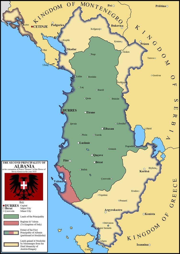 mapa durrës Albania